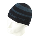 Navy and Black Stripe Beanie Hat