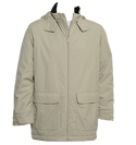 Pale Green Hooded Waterproof Jacket