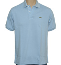 Sky Blue Pique Polo Shirt