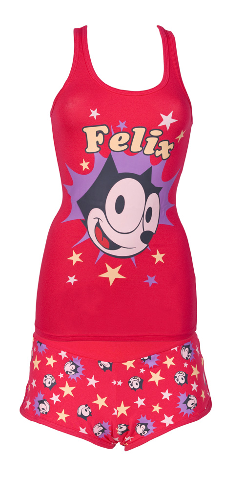 Felix The Cat PJ Shortie Set