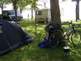 Bracciano campsite nr Rome, Italy