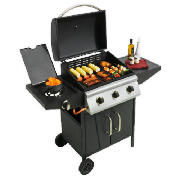 3 burner gas bbq with side burner