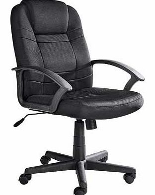 Gas Lift Managers Office Chair - Black