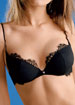 Caprice padded push-up underwired balconette bra