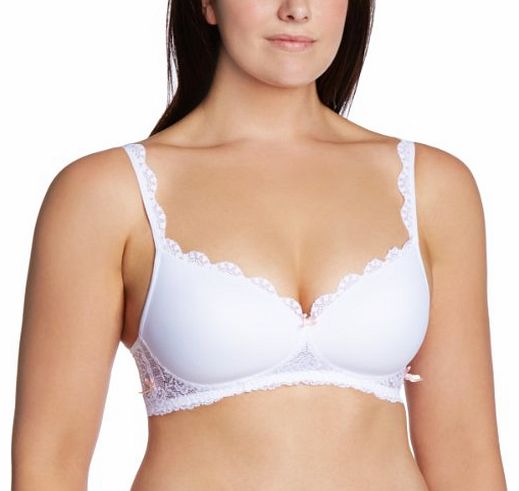 Lepel Athena Soft Cup Bra , White/Pink ,34A