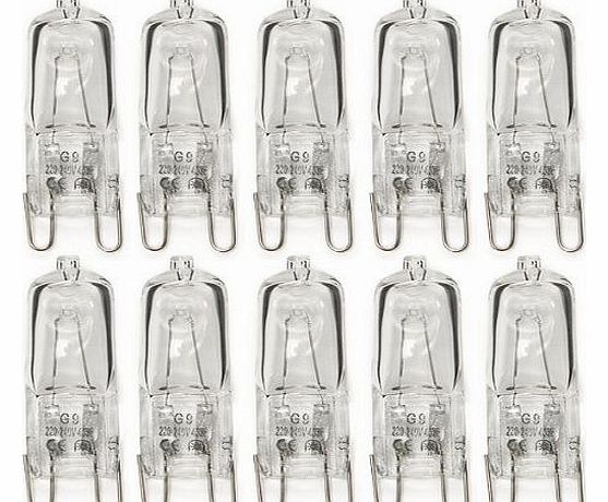 10X G9 Halogen Warm White Office Capsule Light Bulb Lamp 25W 230V