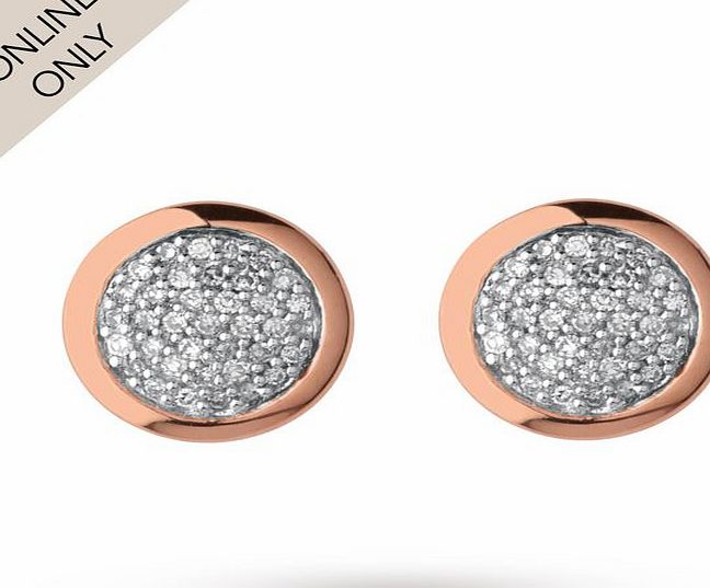 Links of London Diamond Pave Round Studs 5040.2409