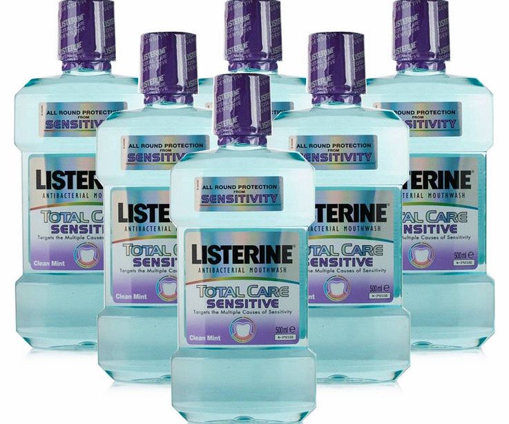 Total Care Sensitive Mouthwash 6 Pack