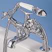 CHROME-EFFECT BATH/SHOWER MIXER TAP