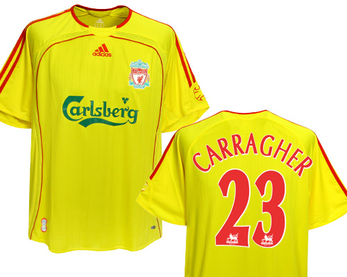 Adidas 06-07 Liverpool away (Carragher 23)