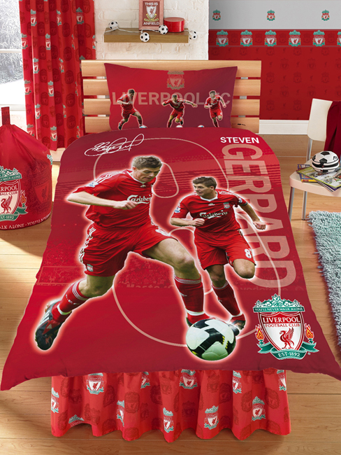 FC Gerrard Football Duvet Cover and Pillowcase Bedding