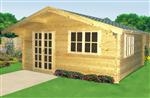 Log Cabin: 3 x 3m - Natural pine