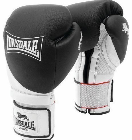 Lonsdale Boxing Gym Training Glove Black/white 12oz