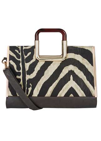 Lotus Zebra Print Bag