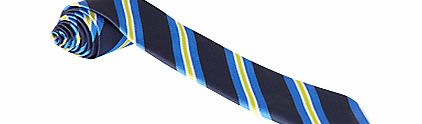 Lourdes Primary School Unisex Tie, Blue/Gold