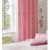 Heart - Girls Tab Top Curtains