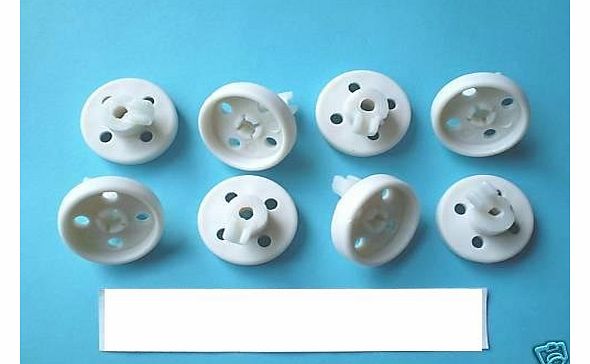 ELECTRUEPART REPLACEMENT BOSCH NEFF dishwasher lower basket wheels x 8 diam 35mm