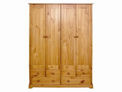 Baltic 4 Door/6 Drawer Wardrobe Small Single