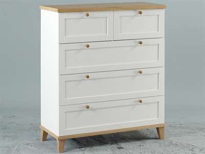 Boston 3+2 Drawer Chest Small Single (2