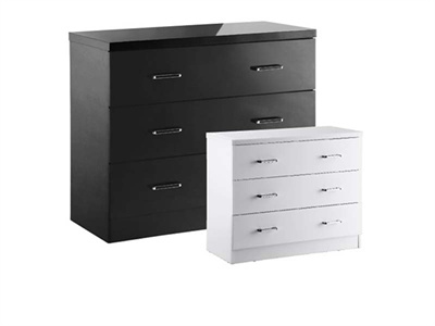 Novello 3 Drawer Chest Small Single (2