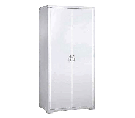 Luna 2 Door Wardrobe in White