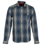 Block Navy Mega Mix Check Shirt