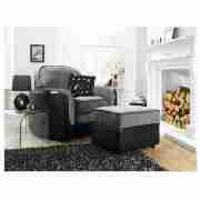 Swivel Armchair, Charcoal