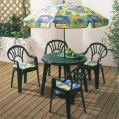 LXDirect 11-piece circular patio set