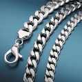 solid silver curb chain - 5oz