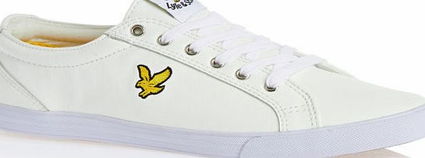 Mens Lyle  Scott Halket Leather Trainers - White