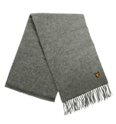 Lyle and Scott Grey Tassle Scarf