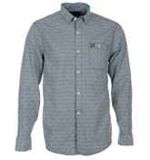 Lyle and Scott Vintage Admiral Blue Jacquard