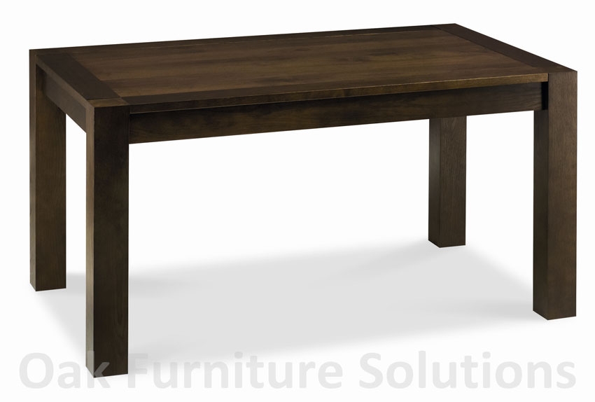 Walnut 150cm Fixed Dining Table