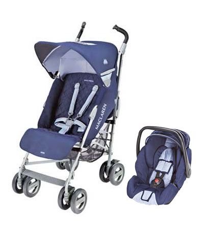 Techno XLR Travel System Navy/Soft Blue