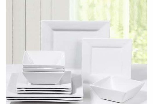 Square 12 Piece Dinner Set