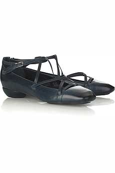 Crisscross ballet flats