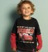 Pure Cotton Mock Layer Lightning McQueen T-Shirt