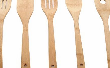 Mason Cash Elite 5-Piece Bamboo Cooking Utensil Set