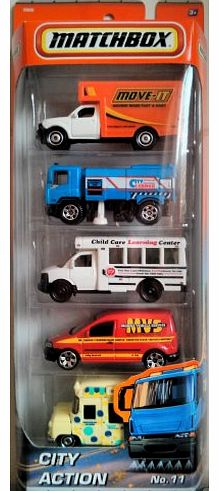 Matchbox 5 Vehicle Pack No.11 - City Action