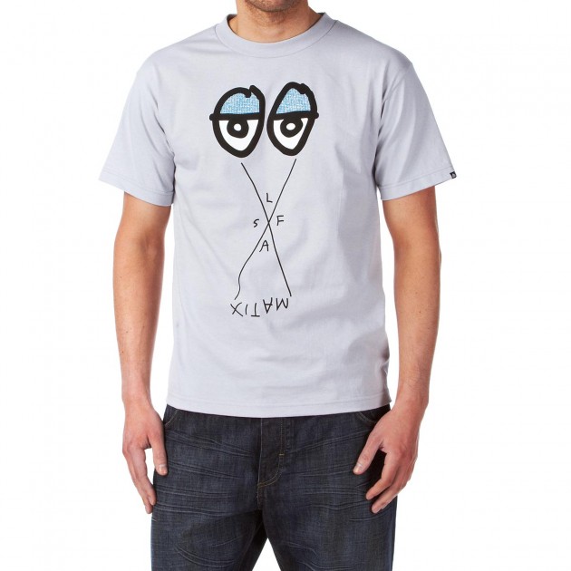 Mens Matix Peepers T-Shirt - Silver