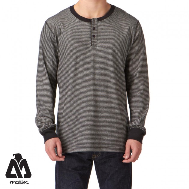 Mens Matix Vista Long Sleeve T-Shirt - Grey