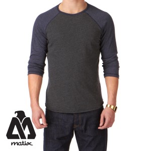 T-Shirts - Matix Solid Baseball Long