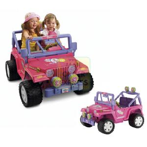 Fisher Price Power Wheels Barbie Jammin Jeep