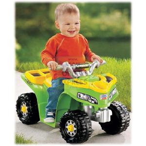 Fisher Price Power Wheels Lil Quad Kawasaki