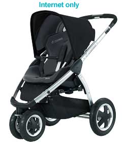 Mura 3 Wheel Stroller - Grey Slice