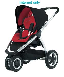 Mura 3 Wheel Stroller - Tango Red