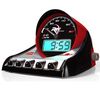 Revolution Radio Alarm Clock - black/red