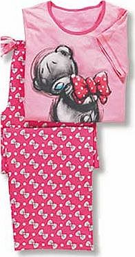 Tatty Teddy Womens Pink Pyjamas - Size 16