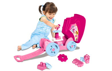 Bloks Fill and Dump Wagon - Pink