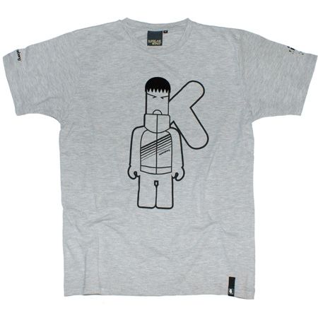 Supremebeing CMYK Black Toy Heather Grey T-Shirt